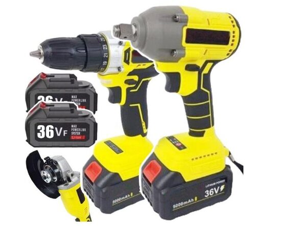 Akumuliatorinių įrankių komplektas ToolMaster Pro TMX5 3in1, 1600 W, 320 Nm, 1/2"